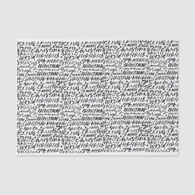 Merry Christmas Tissue Paper (Front)