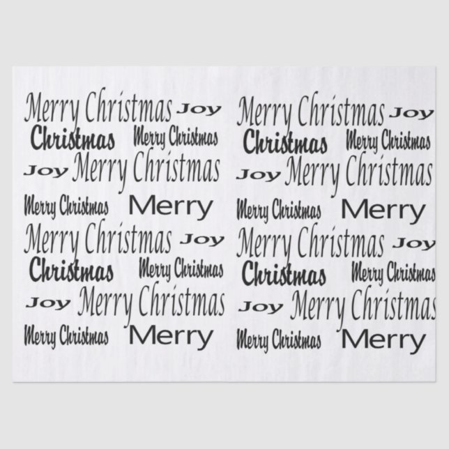 Merry Christmas Tissue Paper (Front)