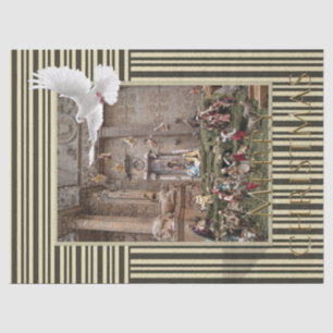 Merry Christmas Tissue Paper Jesus Nativity