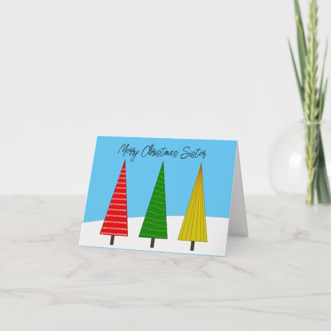 Merry Christmas To A Nun Card (Front)