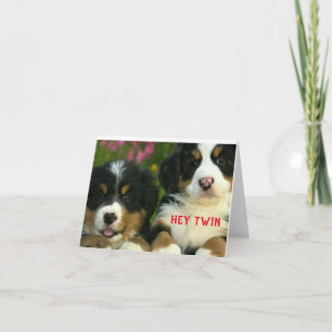 MERRY CHRISTMAS TO A SPECIAL "TWIN" CARD