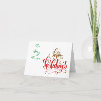 MERRY CHRISTMAS TO A SPECIAL "TWIN"