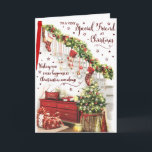 Merry Christmas to a Very Special Friend Christmas Card<br><div class="desc">"Merry Christmas to a Very Special Friend Christmas Card" is a heartwarming way to convey your warm wishes and celebrate your special friendship during the holiday season. This card is perfect for showing your appreciation and spreading joy to a friend who holds a special place in your heart. It's a...</div>