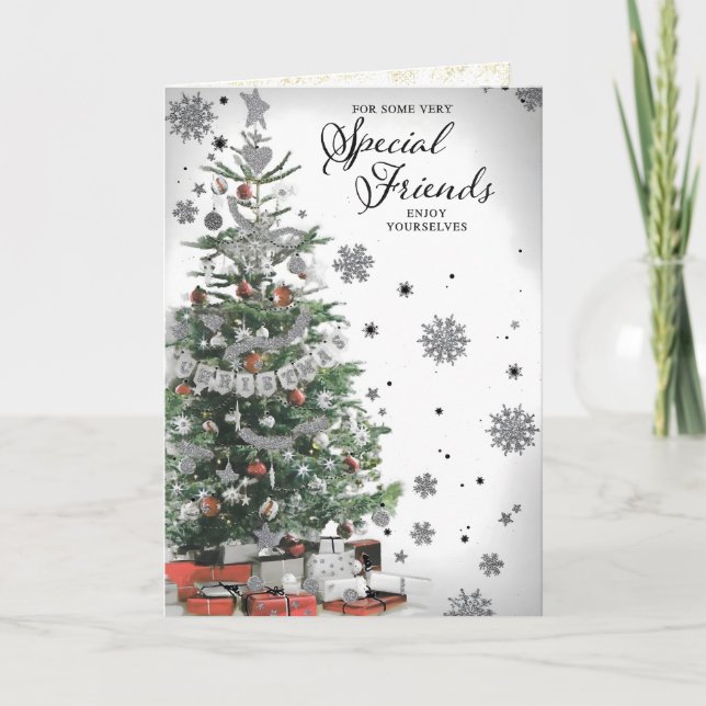 Merry Christmas to a Very Special Friend Christmas Card (Front)