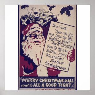 Merry Christmas to All And to All a Good Fight Poster