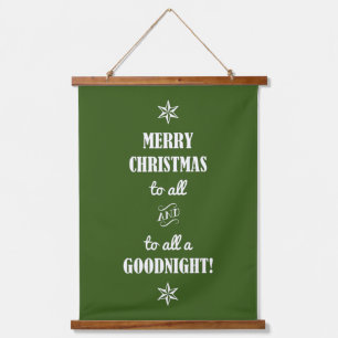 MERRY CHRISTMAS TO ALL... HANGING TAPESTRY