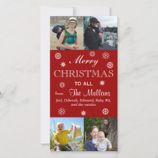 Merry Christmas to all Holiday Card