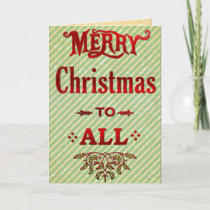 Merry Christmas to All Holiday Card