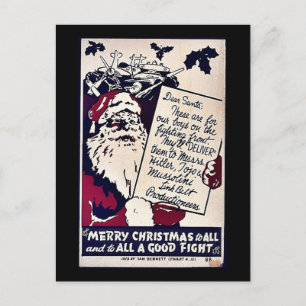 Merry Christmas To All Holiday Postcard