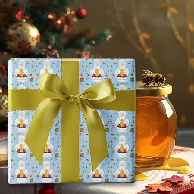 Merry Christmas to an Amazing Beekeeper Wrapping Paper (Creator Uploaded)