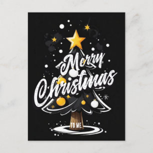 Merry Christmas to me Greeting Postcard