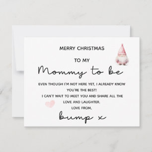 MERRY CHRISTMAS TO MOMMY TO BE FROM BUMP CARD