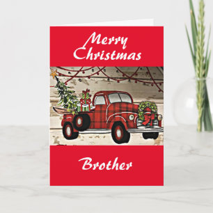 MERRY CHRISTMAS TO my **BROTHER** Card