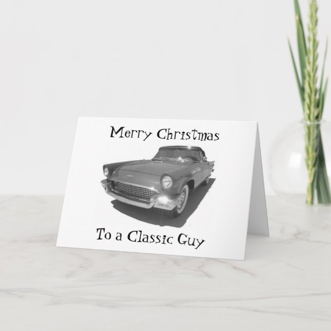 MERRY CHRISTMAS TO MY CLASSIC GUY-FROM CLASSIC GAL HOLIDAY CARD (Front)