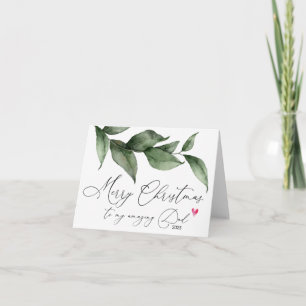 Merry Christmas to My Dad Father from Daughter Card