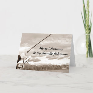 MERRY CHRISTMAS TO MY "FAVORITE CATCH" CARD