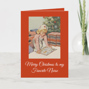 Merry Christmas to my Favourite Nurse Holiday Card