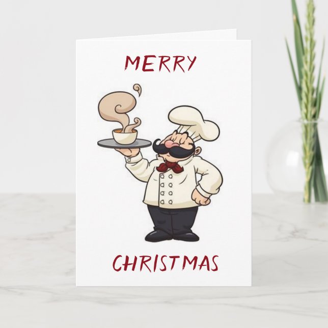 *MERRY CHRISTMAS* TO MY ***HARD WORKING HUSBAND*** HOLIDAY CARD (Front)