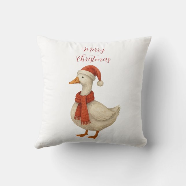Merry Christmas to my Silly Goose Cushion (Back)