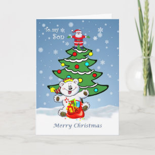 Merry Christmas to my Son Card