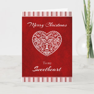 Merry Christmas to my Sweetheart Holiday Card