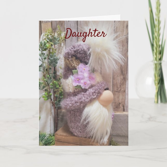 *MERRY CHRISTMAS* to our *DAUGHTER* Holiday Card (Front)