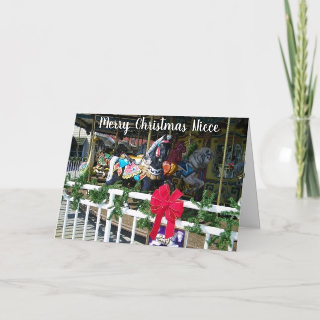 MERRY CHRISTMAS TO OUR ***NIECE*** HOLIDAY CARD (Front)