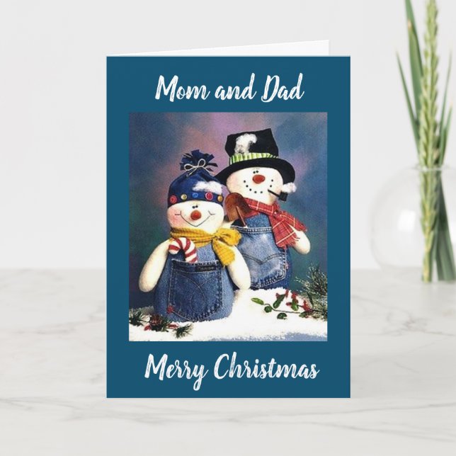 MERRY CHRISTMAS TO PARENTS WHO "GOLF" CARD (Front)