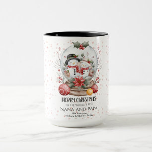 Merry Christmas To The World's Best Grandparents Mug