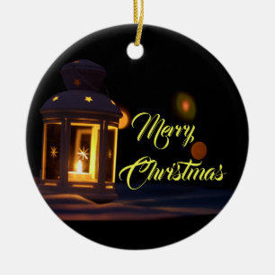 Merry Christmas to you and your family! Ceramic Tree Decoration