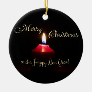 Merry Christmas to you and your family! Ceramic Tree Decoration