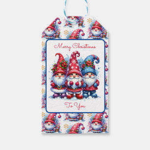 Merry Christmas To You    Holiday Gnomes Gift Tags