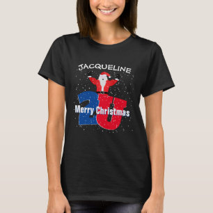 Merry Christmas to you with Name and Santa T-Shirt
