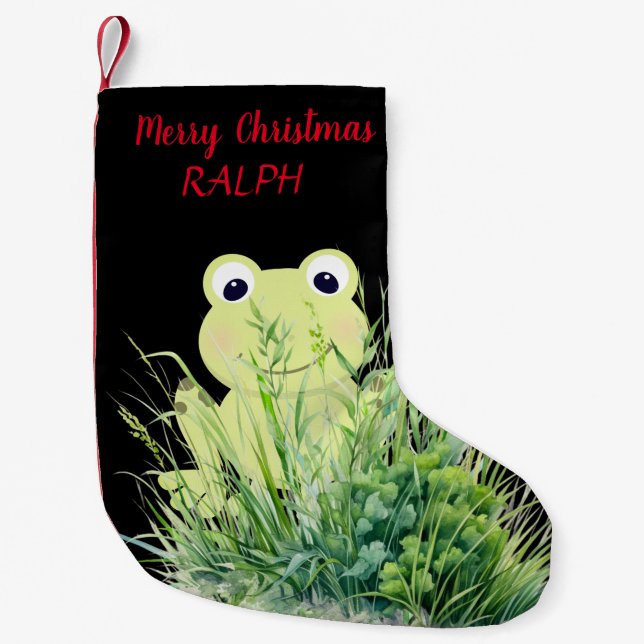 Merry Christmas to your best friend Small Christmas Stocking (Front)