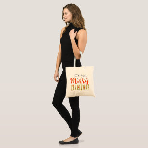 MERRY CHRISTMAS TOTE BAG