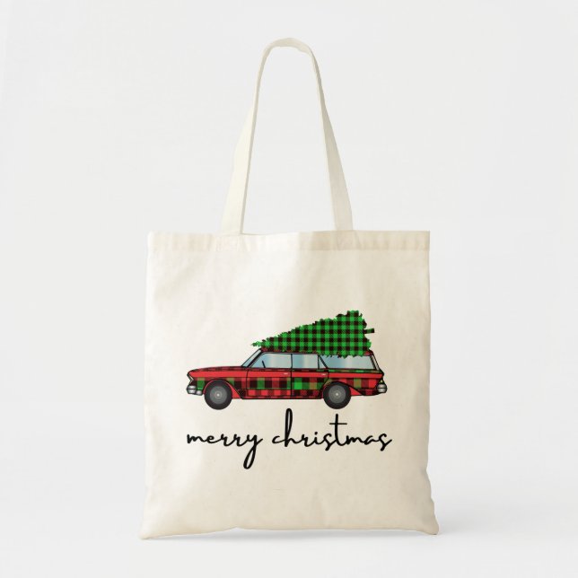 Merry Christmas Tote Bag (Front)