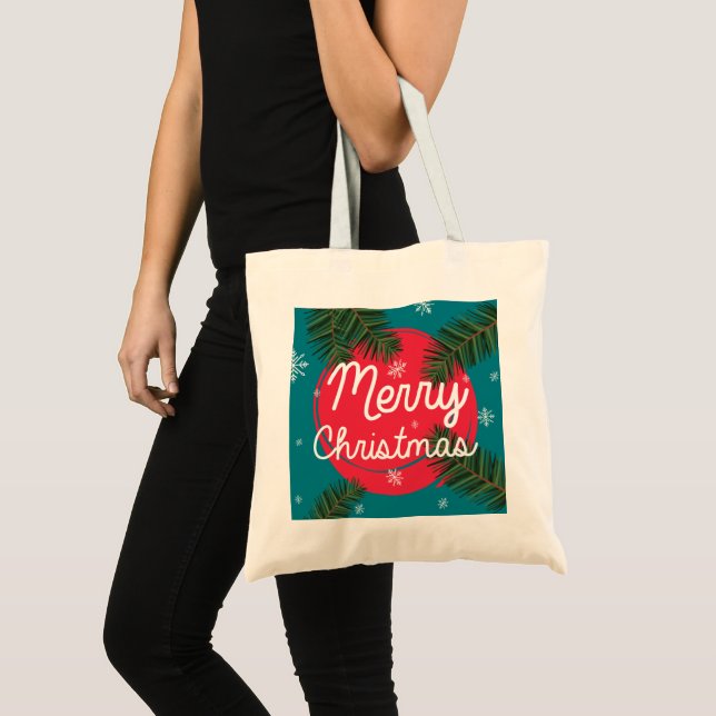 Merry Christmas Tote Bag (Front (Product))
