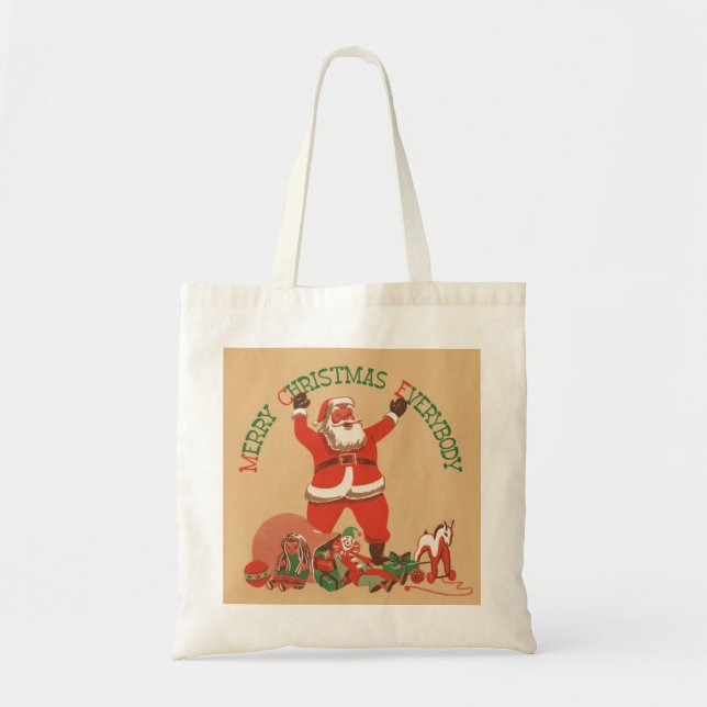 Merry Christmas Tote Bag (Front)