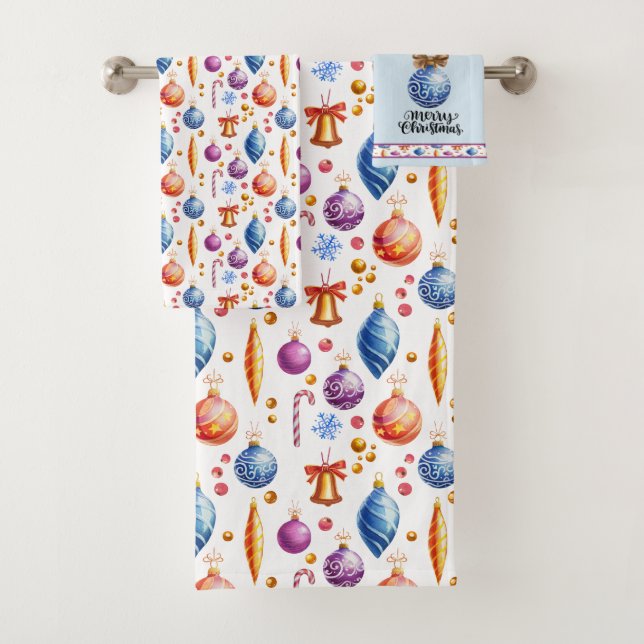 Merry Christmas Towel Set (Insitu)