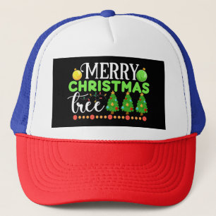 Merry Christmas Tree-34564 Trucker Hat