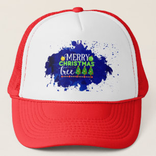 Merry Christmas Tree-34564 Trucker Hat