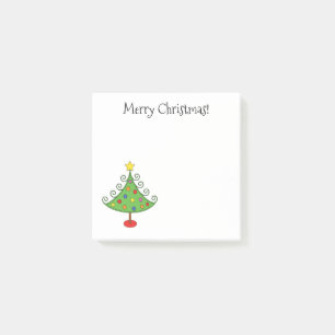 Merry Christmas Tree 3 x 3 Post-it Notes