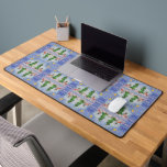 Merry Christmas Tree And Frosty Snowman Watercolor Desk Mat<br><div class="desc">Desk Mat large style mousepad perfect addition for home office, work station and electronic accessory printed with Merry Christmas Tree And Frosty Snowman Watercolor painting original artwork design and select products collection by TheFabricSeal print on demand shop at Zazzle.com #ZazzleMade https://www.zazzle.com/store/thefabricseal TheFabricSeal©️Original. This cheerfully fun design image print is a...</div>