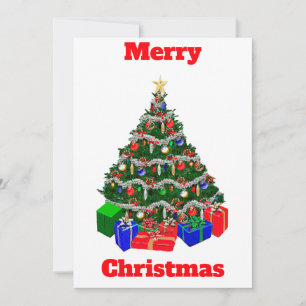 Merry Christmas Tree Card
