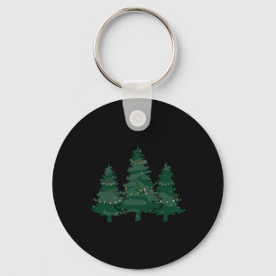 Merry Christmas Tree Christmas Key Ring