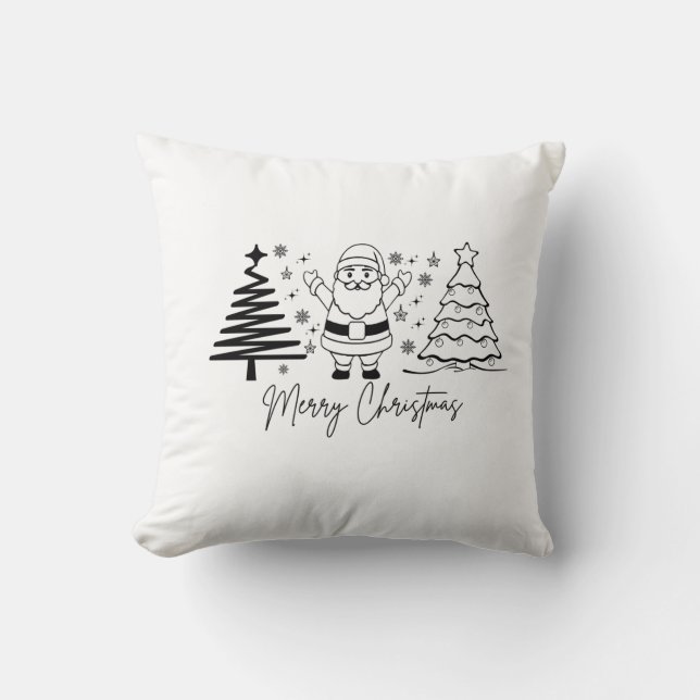 Merry Christmas Tree Cushion (Front)