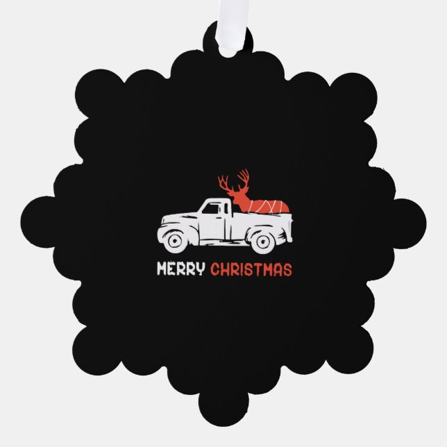 MERRY CHRISTMAS                        TREE DECORATION CARD (Front)