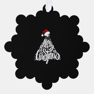 Merry Christmas Tree Decoration Card