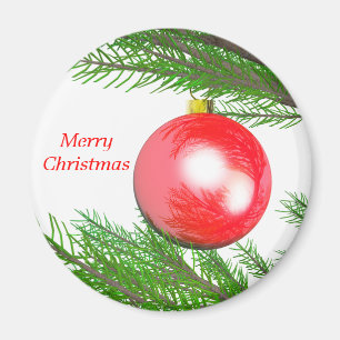 Merry Christmas Tree Decoration Magnet