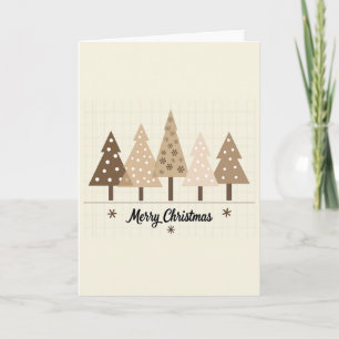 Merry Christmas Tree Greeting Card